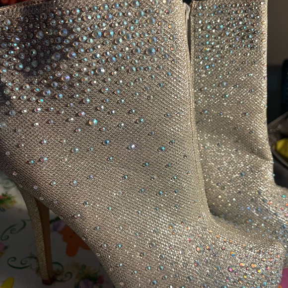 Dazzling Rhinestone High heel Bootie 💎💎💎 - Picture 2 of 3